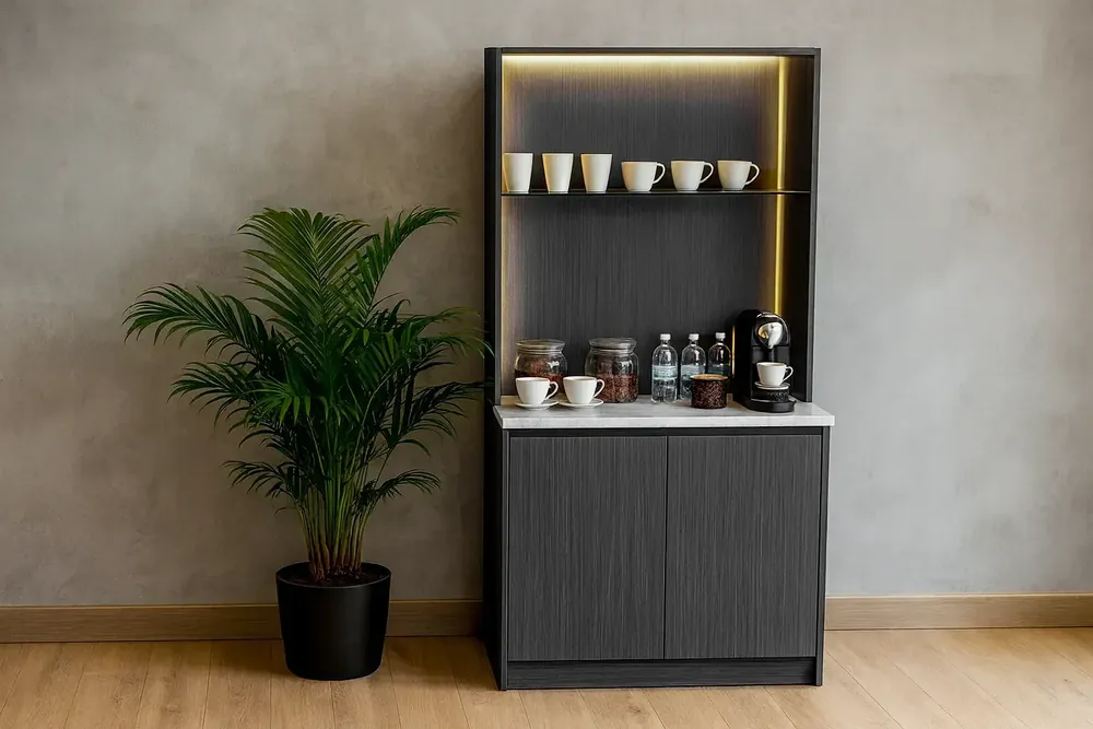 Coffee and break room cabinet